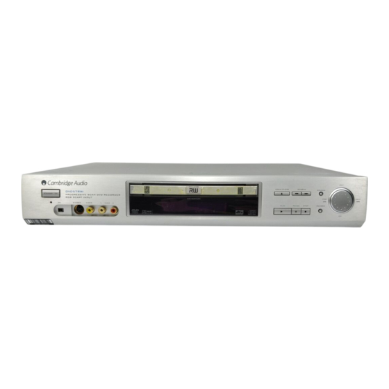 Cambridge Audio DVD57RWi User Manual