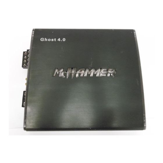 McHammer Ghost 4.0 Reference Manual