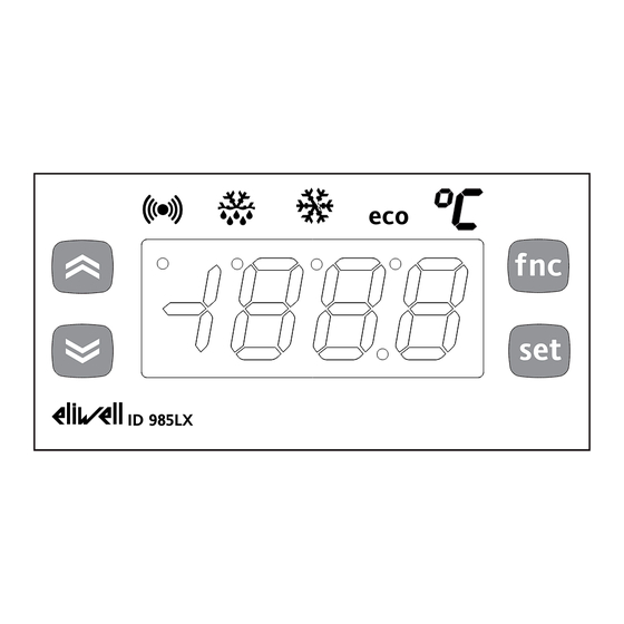 Eliwell ID 983LX HACCP Manual