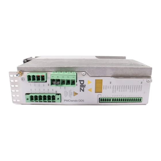 Pilz PMCprotego D Operating Manual