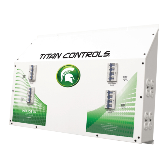 Titan Controls Helios 13 Instruction Manual