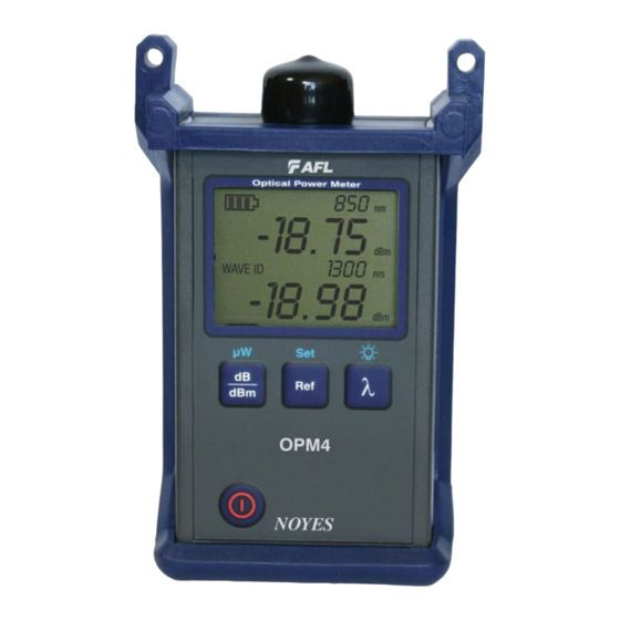 Noyes AFL OPM Series User Manual