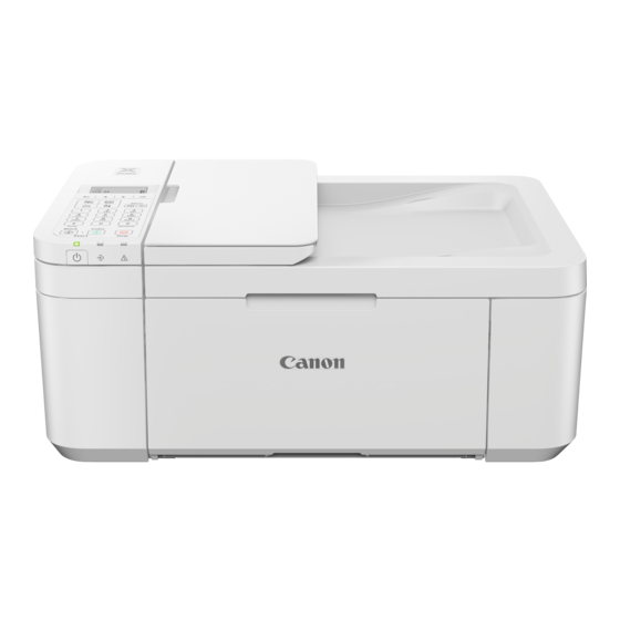 Canon PIXMA TR4651 Inkjet Printer Manuals