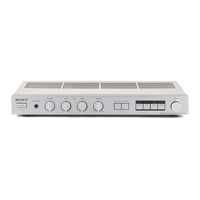 Sony TA-AX2 Operating Instructions Manual