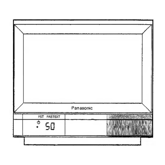 Panasonic FASTEXT TX24A1 Operating Instructions Manual