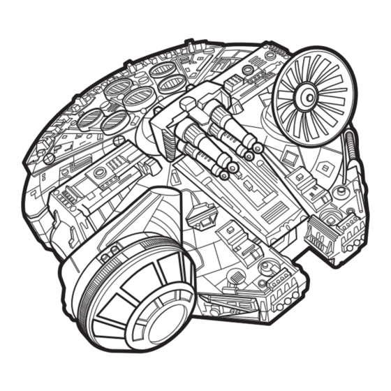 Hasbro Star Wars Galactic Heroes Millennium Falcon 87776 Instruction Manual