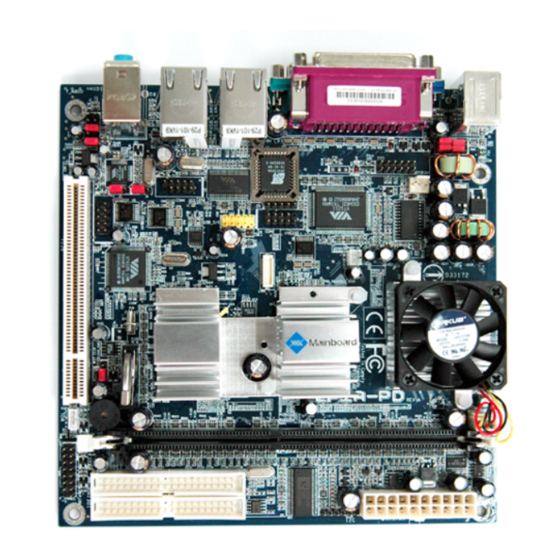 VIA Technologies EPIA PD-Series Operating Manual