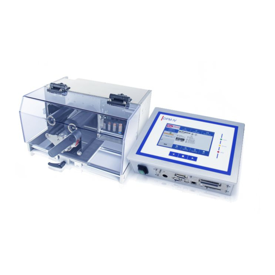 Carl Valentin DPM IV Operating Manual