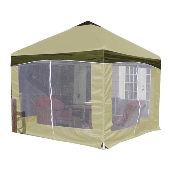 KING CANOPY Garden Party 10ft X 10ft Quick Start Manual