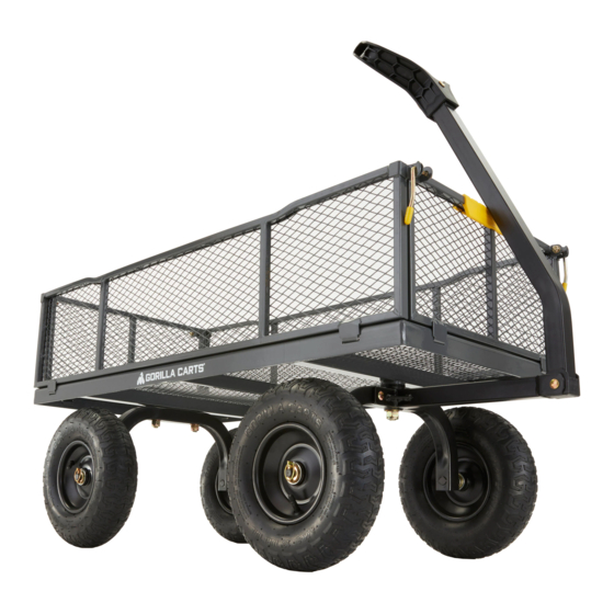 Gorilla Carts 2345GCG-NF Quick Start Manual