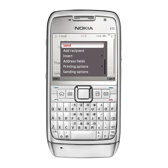 Nokia RM-357 QWERTY Keyboard Mobile Manuals
