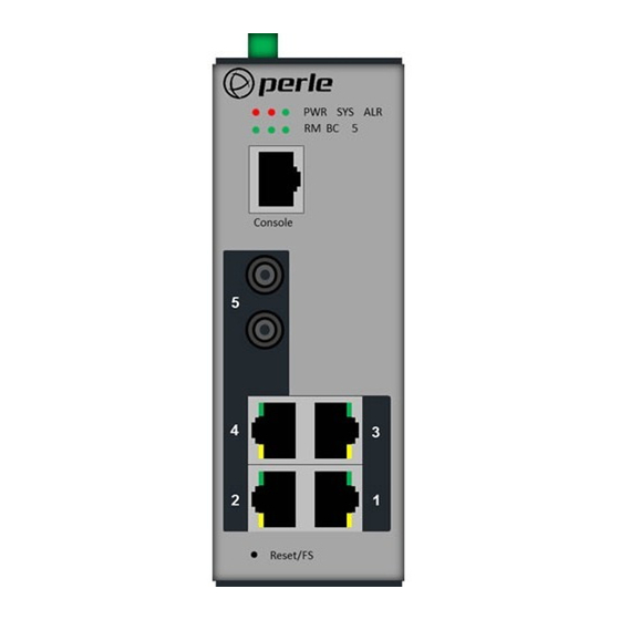 Perle IDS-205F-CSD120 Quick Start Manual