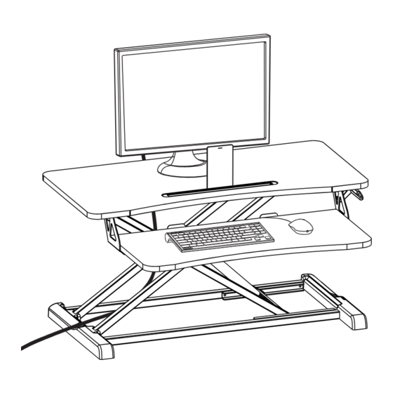 Yo-Yo Desk 80S Bamboo Assembly Manual