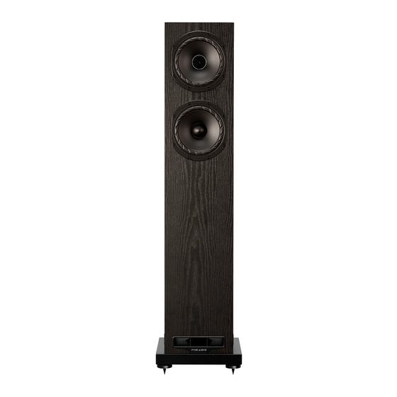 Fyne Audio F500E Series Manuals