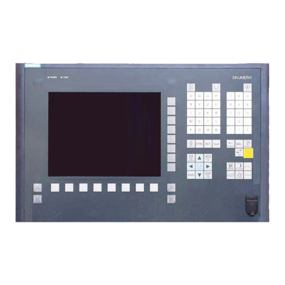 Siemens SINUMERIK 840D sl Operating Manual