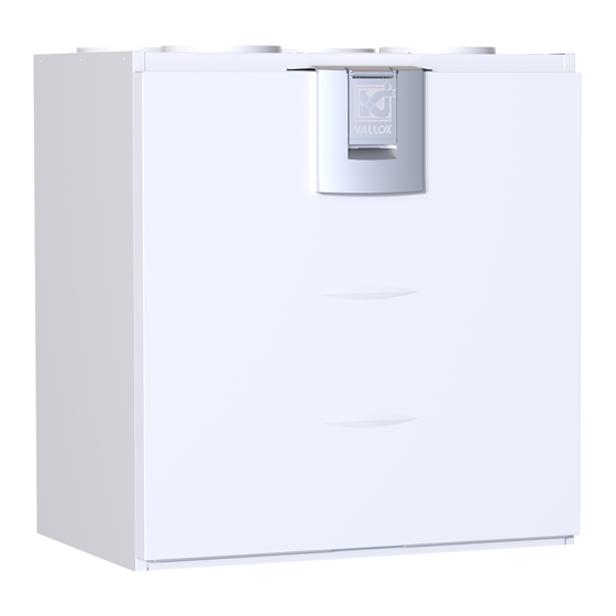 Vallox  096 MV Instructions For Use, Maintenance And Installation Manual