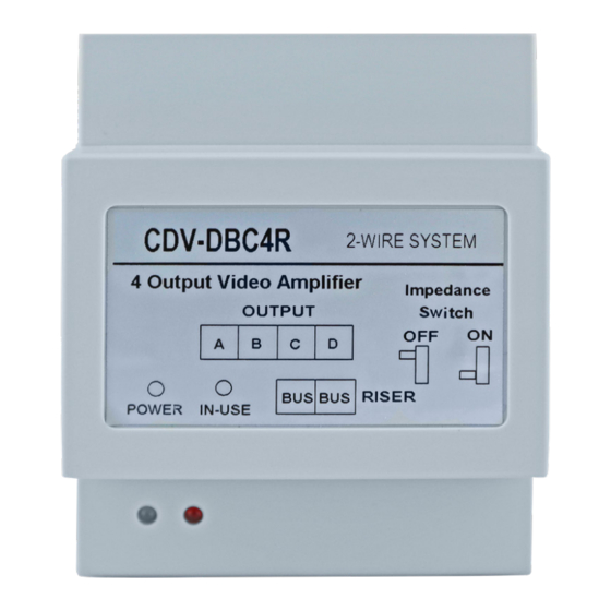 2easy CDV-DBC4R User Manual