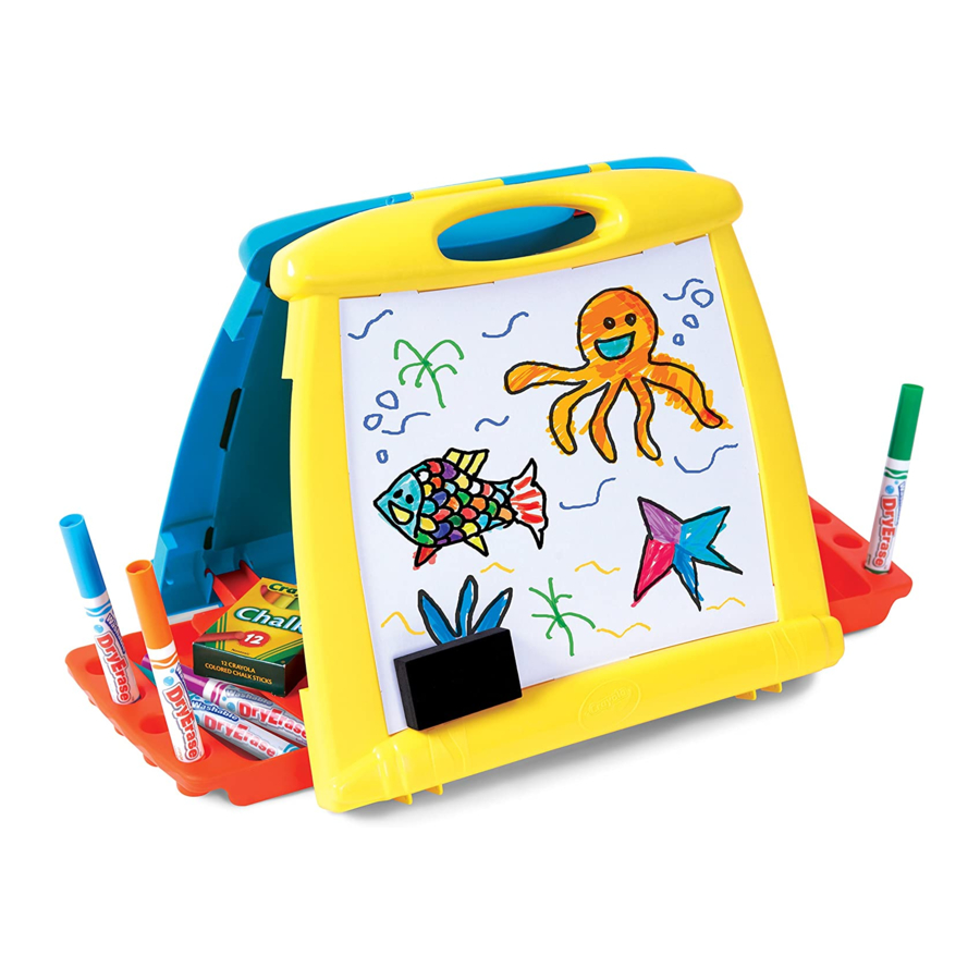 Crayola Art-To-Go Rainbow Easel Instruction Manual