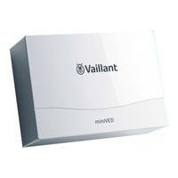Vaillant miniVED VED H 3/3 Operating Instructions Manual