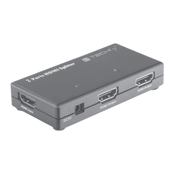 Techly IDATA HDMI-2SP User Manual