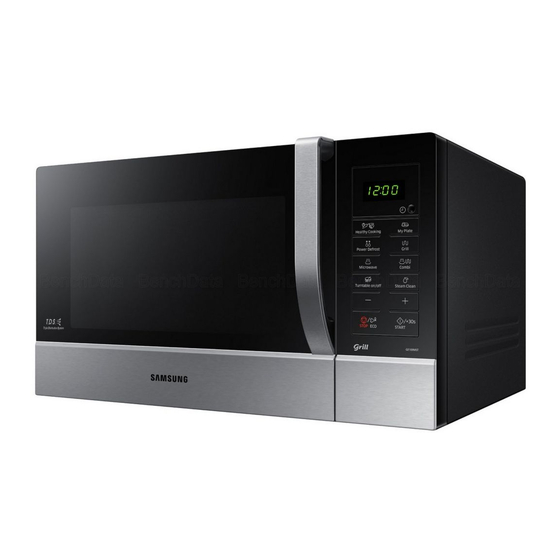Samsung GE109MST1 Owner's Instructions & Cooking Manual