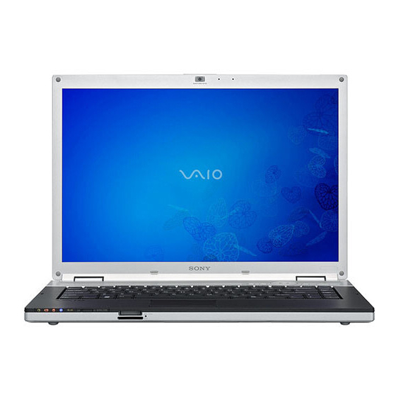 Sony VAIO VGN-FZ140E Specifications