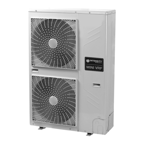 intensity MINI VRF MDV-V120W/DVN1 Installation Manual