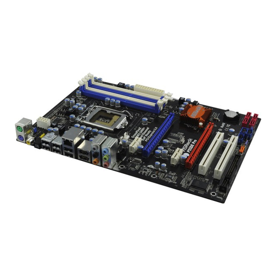 ASROCK P55DE PRO - QUALIFIED VENDOR LIST Manual