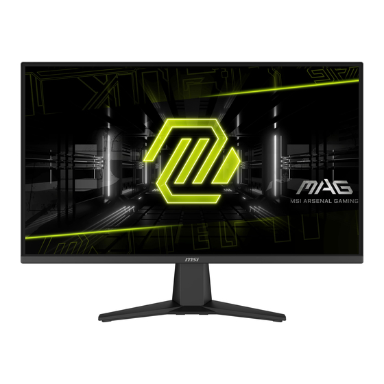MSI MAG 275QF Manuals