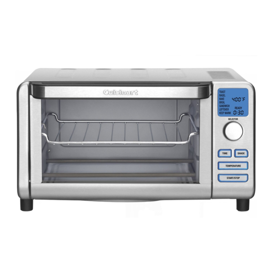 Cuisinart Compact Digital Toaster Oven Broiler TOB-100 Recipe Booklet