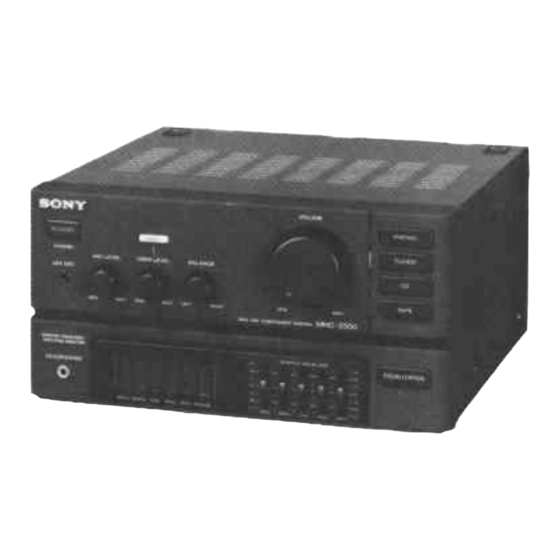 Sony TA-818 Service Manual