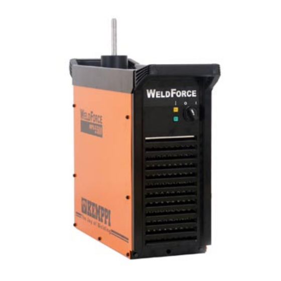 Kemppi WELDFORCE KPS 3500 Operation Instructions Manual