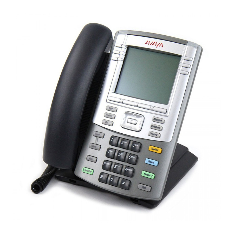 Avaya 1140E User Manual