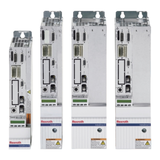 REXROTH HCS02.1 Series Project Planning Manual