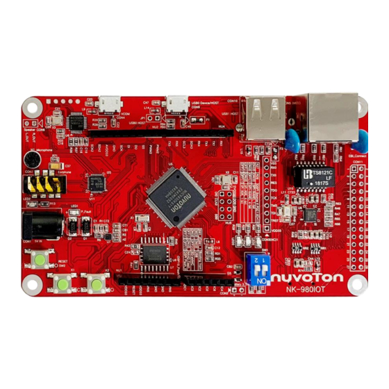 Nuvoton NuMaker NUC980 IIoT User Manual