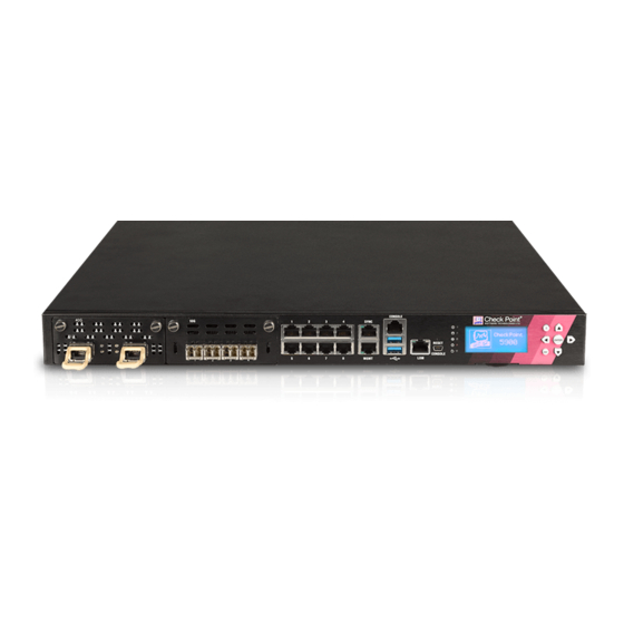 Check Point 5800 Getting Started Manual