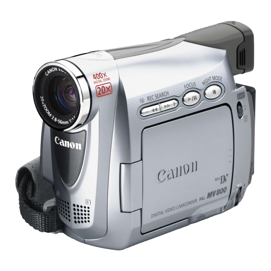 Canon MV790 Instruction Manual
