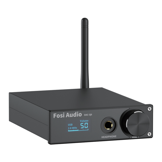 Fosi Audio DAC-Q6 User Manual