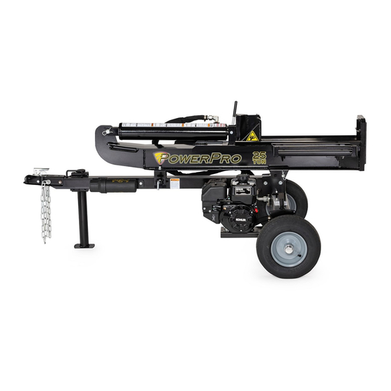 SpeeCo SP25TKO-1 Log Splitter Manuals