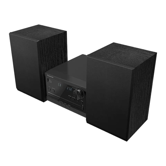 Panasonic SC-PM272 Operating Instructions Manual