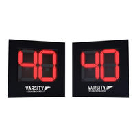 VARSITY Scoreboards 7400 Installation Manual
