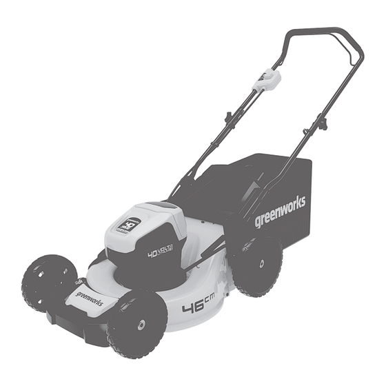 GreenWorks GD40LM46HP Operator's Manual