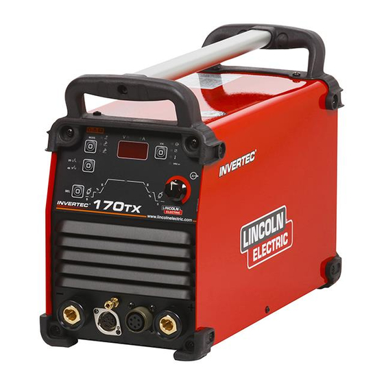 Lincoln INVERTEC 170TPX Operator's Manual
