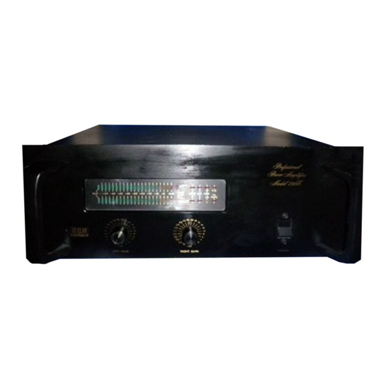 BGW 750E Owner's Manual