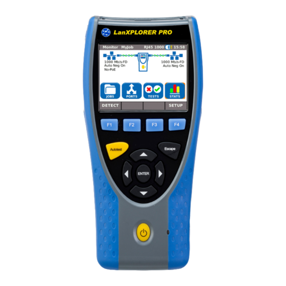IDEAL Networks LanXPLORER Pro Manual