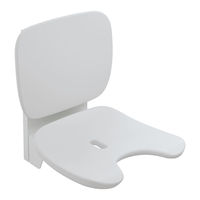 Hewi Seat with lift-up Basic Installation Instructions Manual