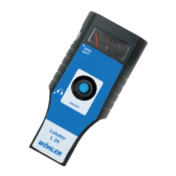Wohler Lokator L 24 Manual