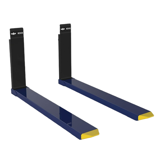 Cascade KOOL Reachforks User Manual