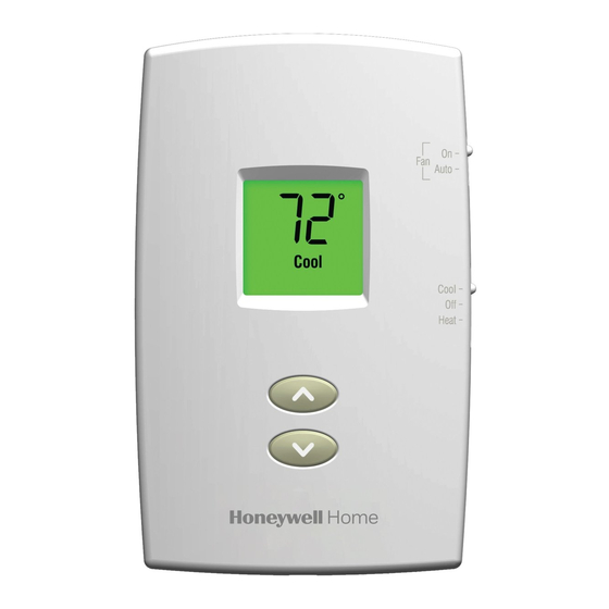 Honeywell Home PRO 1000 Series Operating Manual
