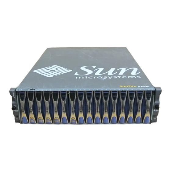 Sun Microsystems Sun Fire B1600 Replacement Manual